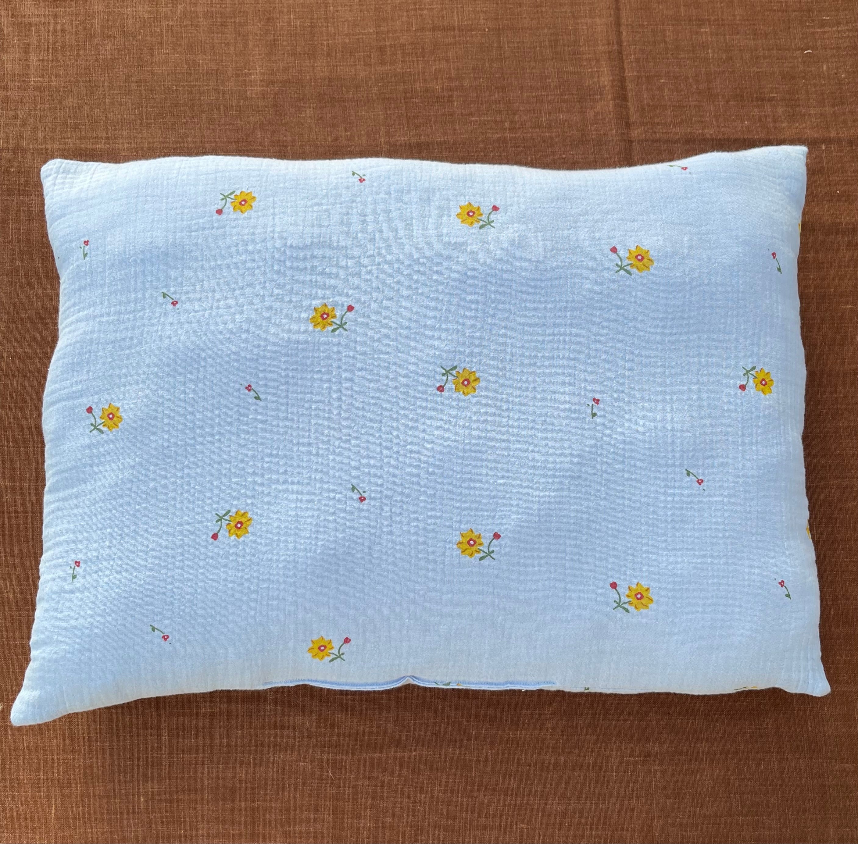 Kołderka muślinowa + poduszka | Baby Blue