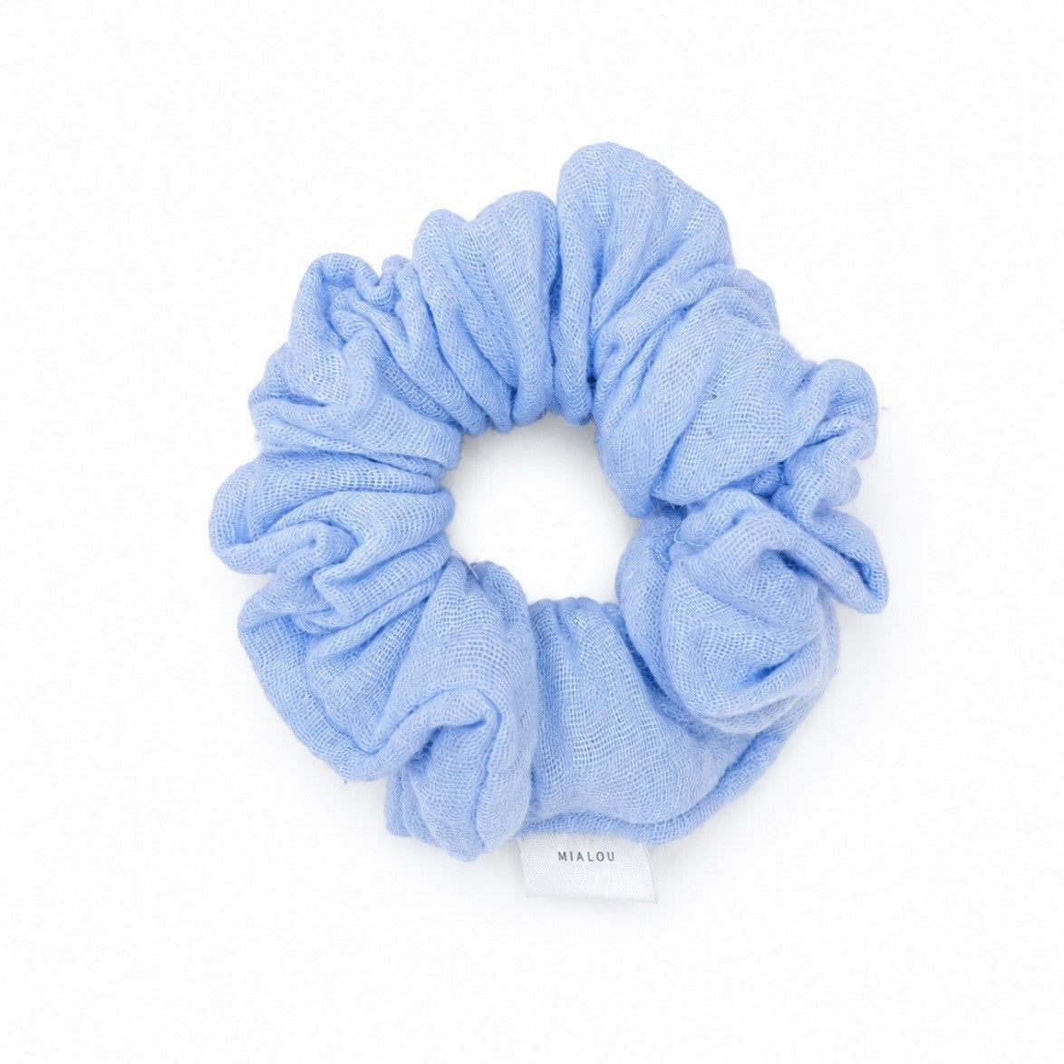 💙 Duża Niebieska Scrunchie
